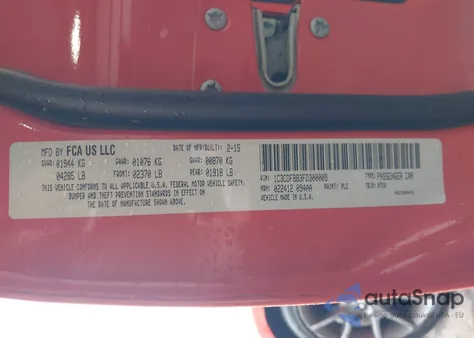 2015 Dodge Dart Sxt from USA, damaged, VIN 1C3CDFBB3FD300009